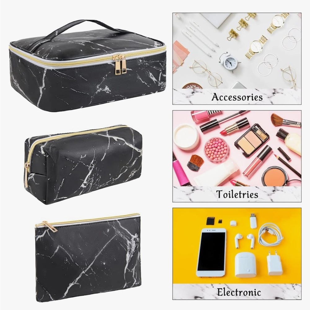 DISEN Cosmetic Bag Set, Toiletry Bag Travel Case Waterproof ‼️BRAND NEW‼️